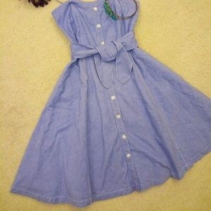 Chambray Button sundress
